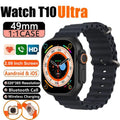 "Ultra 2.09 Infinite Display Smartwatch – Advanced Fitness Tracker with Full Touch Screen, Heart Rate & Activity Monitoring"