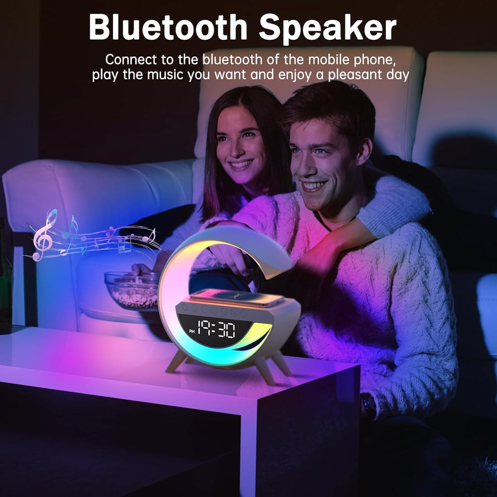 Led Wireless Charger Speaker
