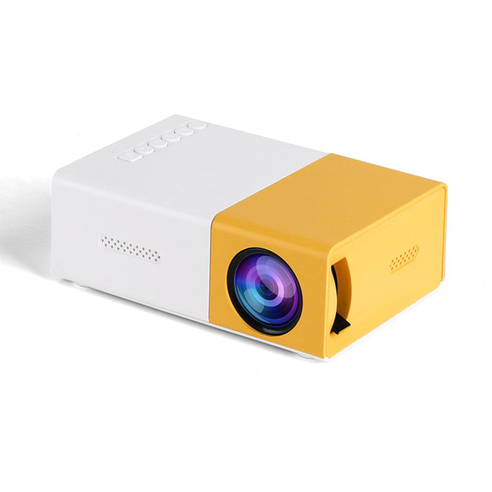 "Meer Mini Projector YG-300 – Portable LED Projector for Home Entertainment, Movies & Presentations"
