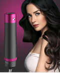 "5-in-1 Hot Air Brush – Multi-Function Hair Styling Tool for Blow Drying, Curling & Smoothing"